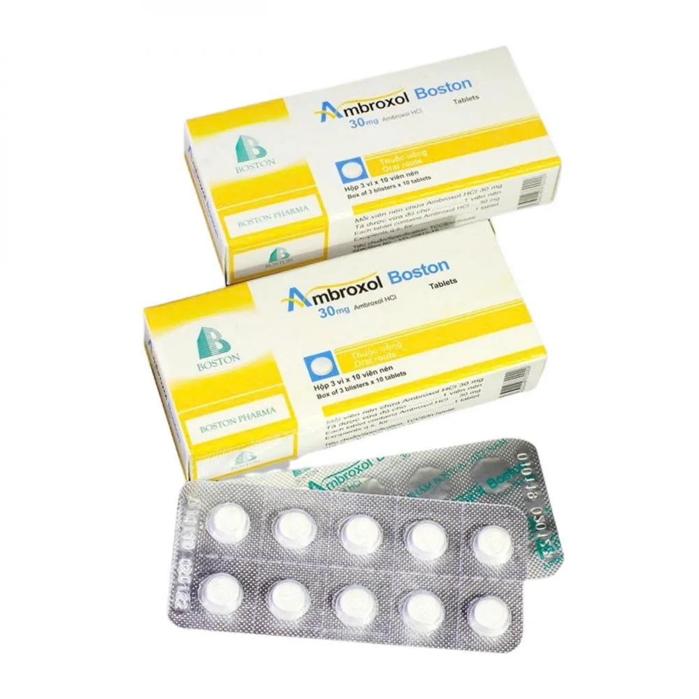 Ambroxol 30mg Boston – Hỗ trợ điều trị viêm phế quản, hen phế quản, long đờm hiệu quả